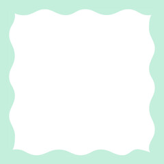 Fototapeta premium 물결정사각테두리