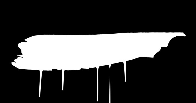 Paint Brush lower third. Animated painting brush strokes suitable for greetings, celebrations, festivals, titles, TV news, information call box bars, and news channels.