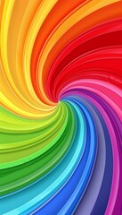 Colorful spiral abstract lights background in digital artistry for captivating visuals