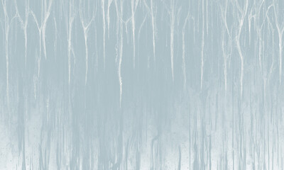 Abstract fantasy. White and blue stains on a light blue background.