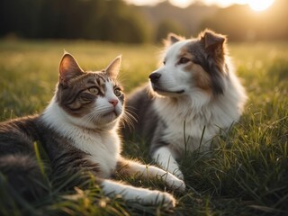 cat and dog