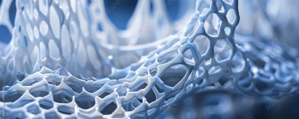 Aufkleber intricate design of a 3d-printed object highlighting the revolution in additive manufacturing