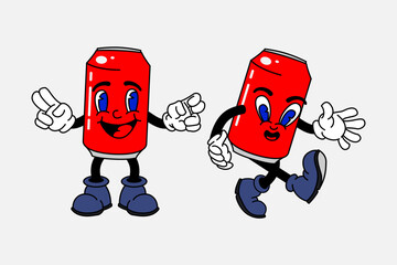 Retro Vintage Cartoon Mascot Oldiest