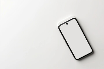 Smartphone on a white background