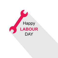 Happy labour day template, international labour day, 1st May concept, vector illustration