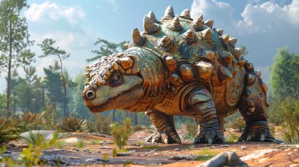 Edmontonia A Comprehensively Protected Herbivore in the Late Cretaceous