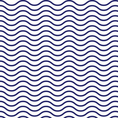 Blue waves seamless pattern design