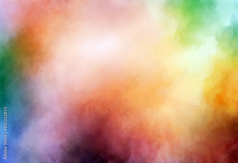 Poster 'light blurred pattern background watercolor style gradient abstract texture design water sky summer