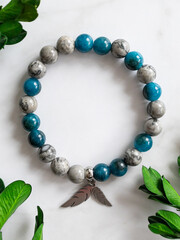 Bracelet made of natural stones