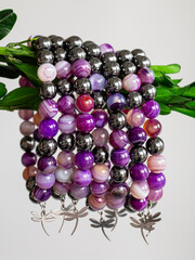 Bracelet made of natural stones