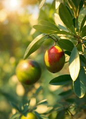 Mangoes on tree