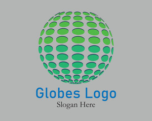 Globe logo design