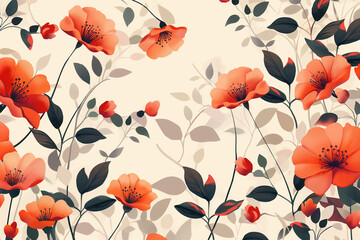 淡い赤い花のバックグランド