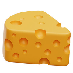 Cheese 3d Illustration