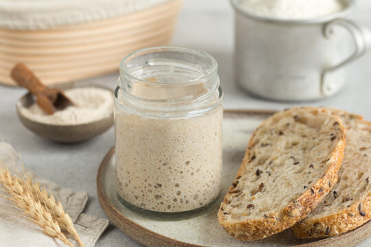 homemade sourdough bread starter