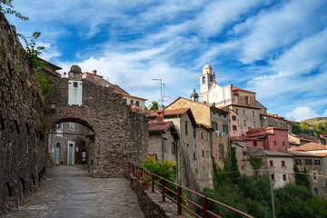 Fototapeta na wymiar Mulazzo, historic town in Lunigiana, Tuscany