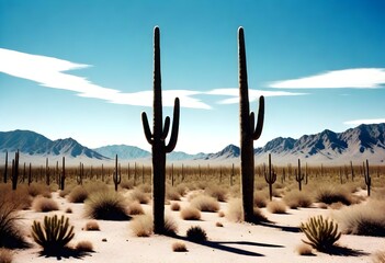Viva Cinco de Mayo! Celebrating Mexican Heritage and Resilience Against the Stunning Backdrop of Nature, Majestic Mountains, and a Beautiful Sky"