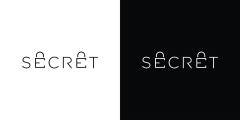  Unique and modern  secret logo design