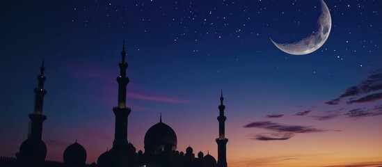 Naklejka premium Islamic concept background
