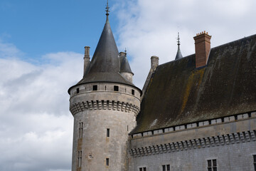 Fototapeta premium Medieval castle of Sully-Sur-Loire, France. It was built in the 14th century and completed a few centuries later. 