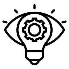 Vision Outline Icon