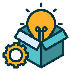 Product Outline Color Icon