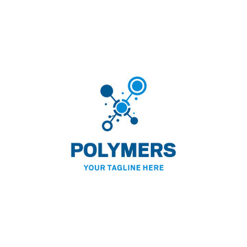 Polymer concept design logo - vector illustration. Suitable for your design need, logo, illustration, animation, etc.