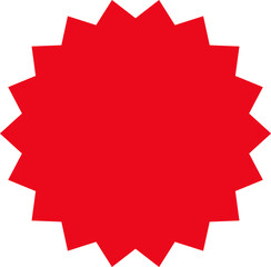 Starburst sticker set - collection of special offer sale oval and round shaped sunburst labels and badges. Promo stickers with star edges. Vector icons in Simple flat vintage style.