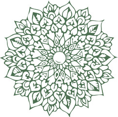Beautiful mandala art, vector mandala design