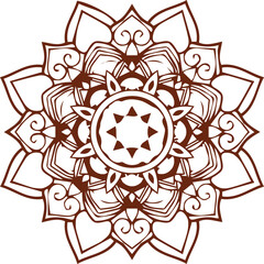 Beautiful mandala art, vector mandala design
