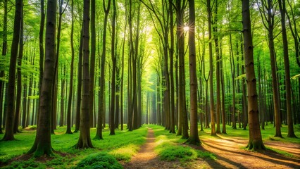 forest trees background, high quality picture
