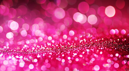 Shiny Iridescent festive pink sequined background