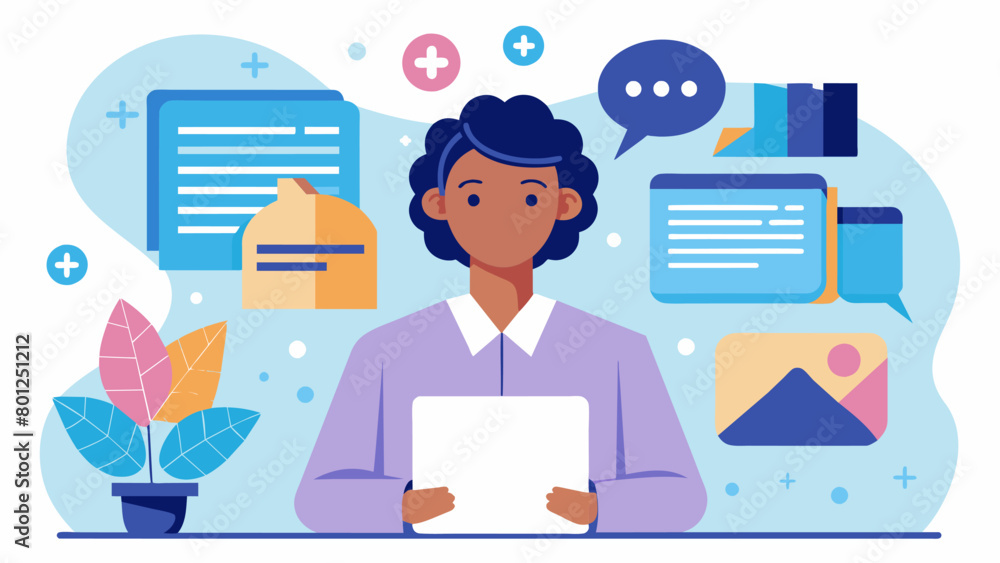 Poster a newsletter featuring an interview with a neurodivergent employee highlighting their skills and how