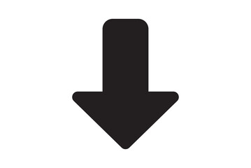arrow down icon design illustration © esman