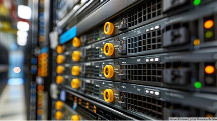 Data storage and database concepts on computer servers for effective information management