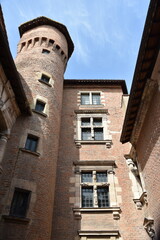Tourelle en brique à Albi. France