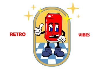 old cartoon mascot character elements. different clipart, faces, limbs. character creator for vintage retro logos and branding. isolated vector illustrations