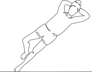 girl lying on her back