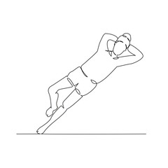 girl lying on her back