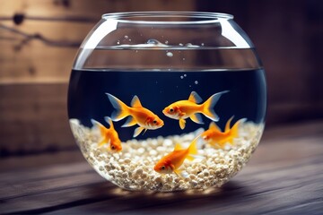 'gold fish fishbowl glasses bowl water animal aquarium concept white tank swim underwater bubble beautiful splash challenge goldfish tropical motion wave pet blue jump freedom escape free flying'