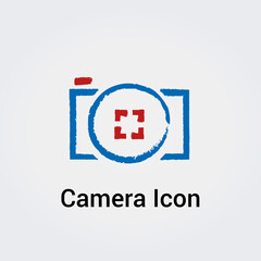 Icône Logo Appareil Photographique - Photo - Caméra - Zoom - Paparazzi - élément graphique pour Conception de Marque