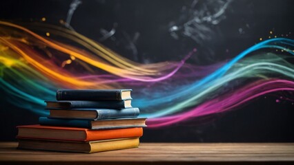 Abstract background on the Education theme .