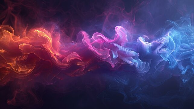 Fire and Ice Abstract Background