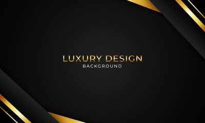 modern luxury dark background with golden lines triangle premium design