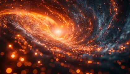 Cryptographic Nexus, mesmerizing nexus of swirling energy and light, representing the convergence of quantum-resistant cryptographic techniques. 