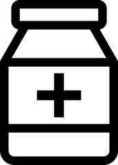 Obraz premium 薬瓶のアイコン