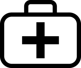 Obraz premium 医療バッグのアイコン