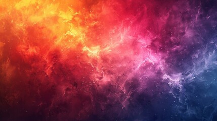 Amazing Space Nebula with Glowing Colors - obrazy, fototapety, plakaty
