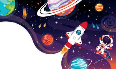Background Of A Colorful Space © yusufdemirci