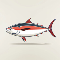 Fototapeta premium digital art featuring tuna fish image